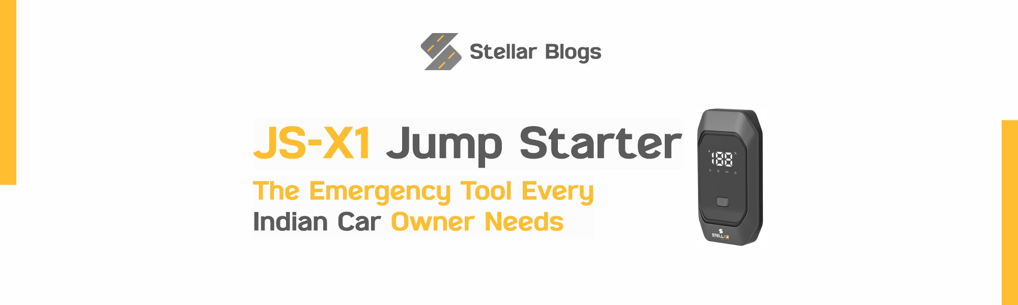 JS-X1 Jump Starter The Emergency Tool Every Indian Car Owner Needs