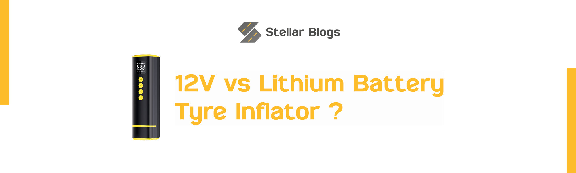 12V vs Lithium Battery Tyre Inflator