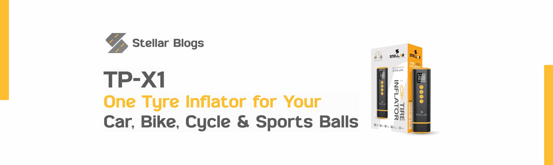 TP-X1 One Tyre Inflator for Your Car, Bike, Cycle & Sports Balls