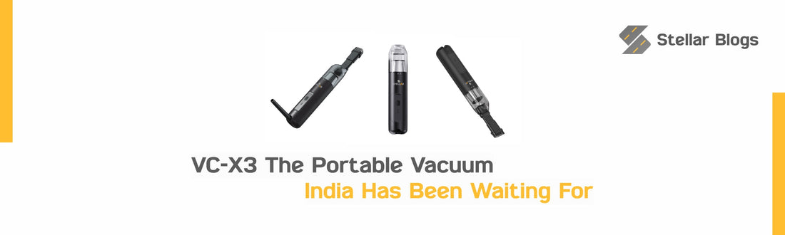 VC-X3 The Portable Vacuum India Has Been Waiting For