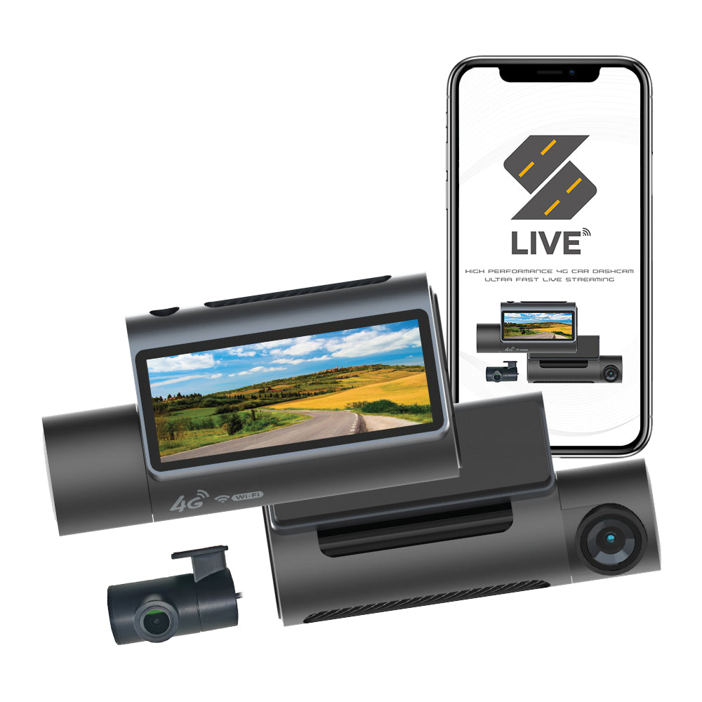 SD-4G LIVE ULTRA – 4G LTE Smart Dashcam | 4K+1K