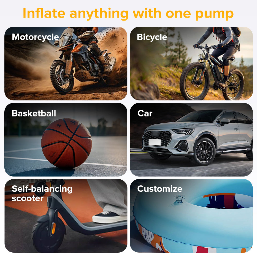 TP-X6 Nexus Tire Inflator | 4500mAh | 150 PSI | 12V Support