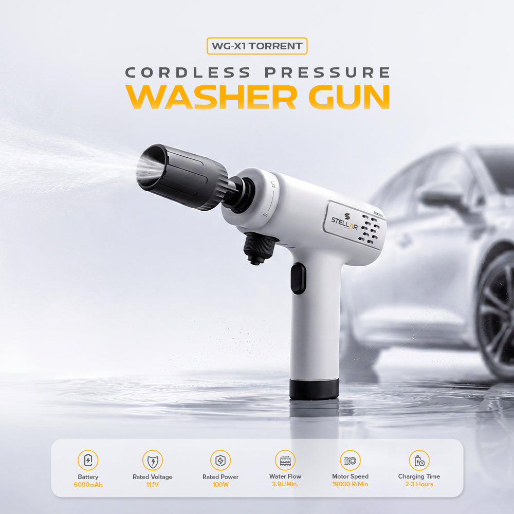 STELLAR DRIVE WG-X1 Torrent Cordless Pressure Water Gun Portable Car Washer