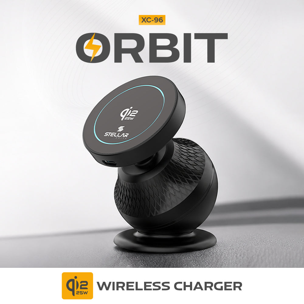 XC-96 ORBIT Qi2 25W Magnetic Wireless Car Charger