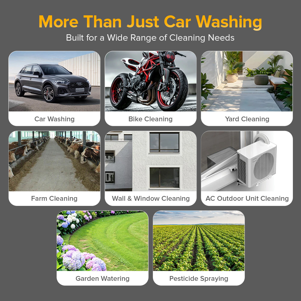 STELLAR DRIVE WG-X1 Torrent Cordless Pressure Water Gun Portable Car Washer