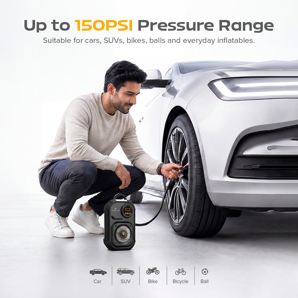 TP-X8 Hyperflow Tire Inflator | 22mm Cylinder | 12V Power