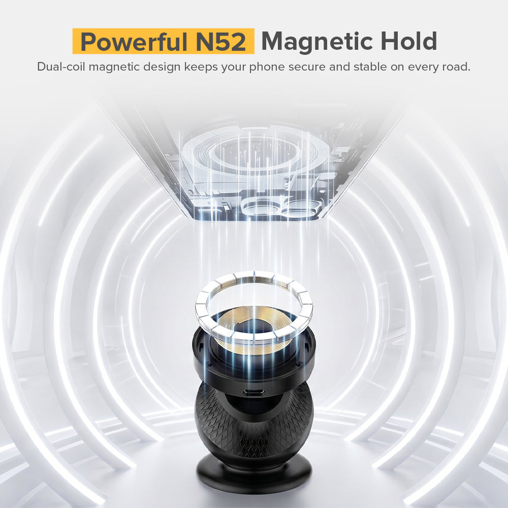 XC-96 ORBIT Qi2 25W Magnetic Wireless Car Charger