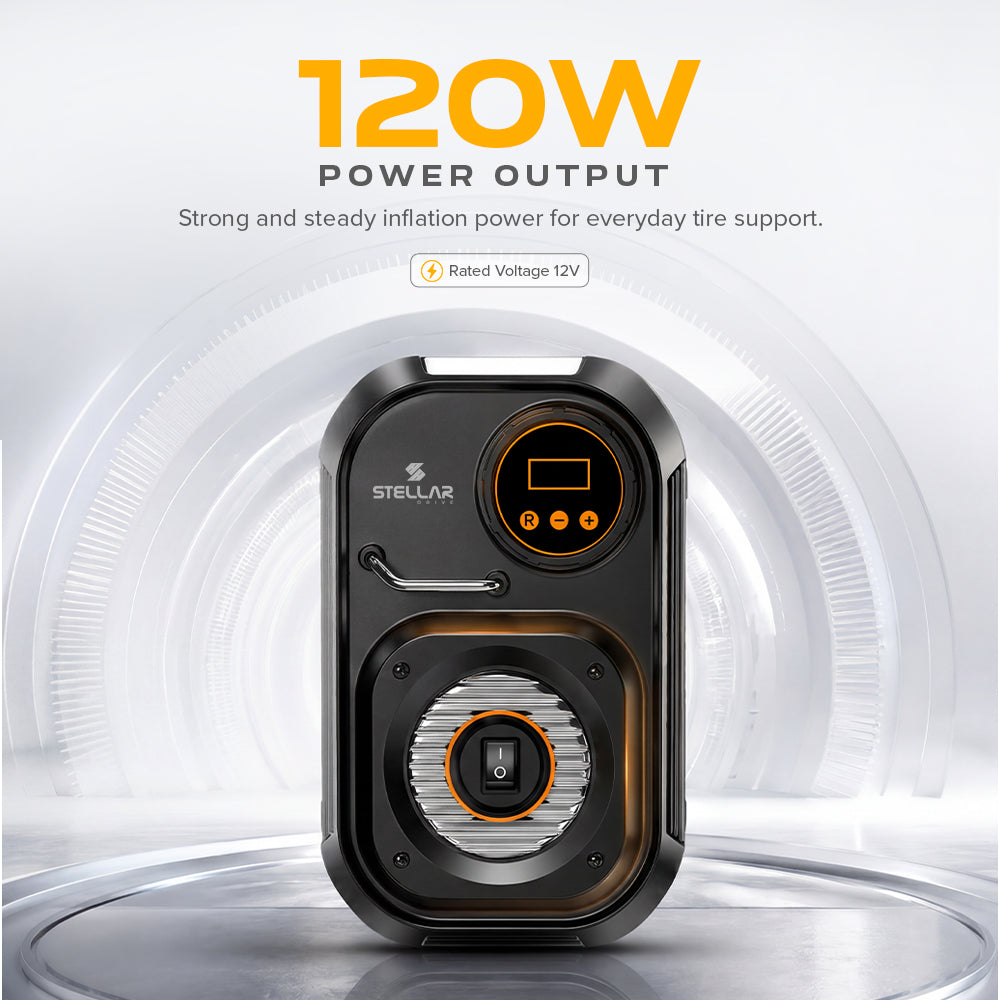 TP-X8 Hyperflow Tire Inflator | 22mm Cylinder | 12V Power