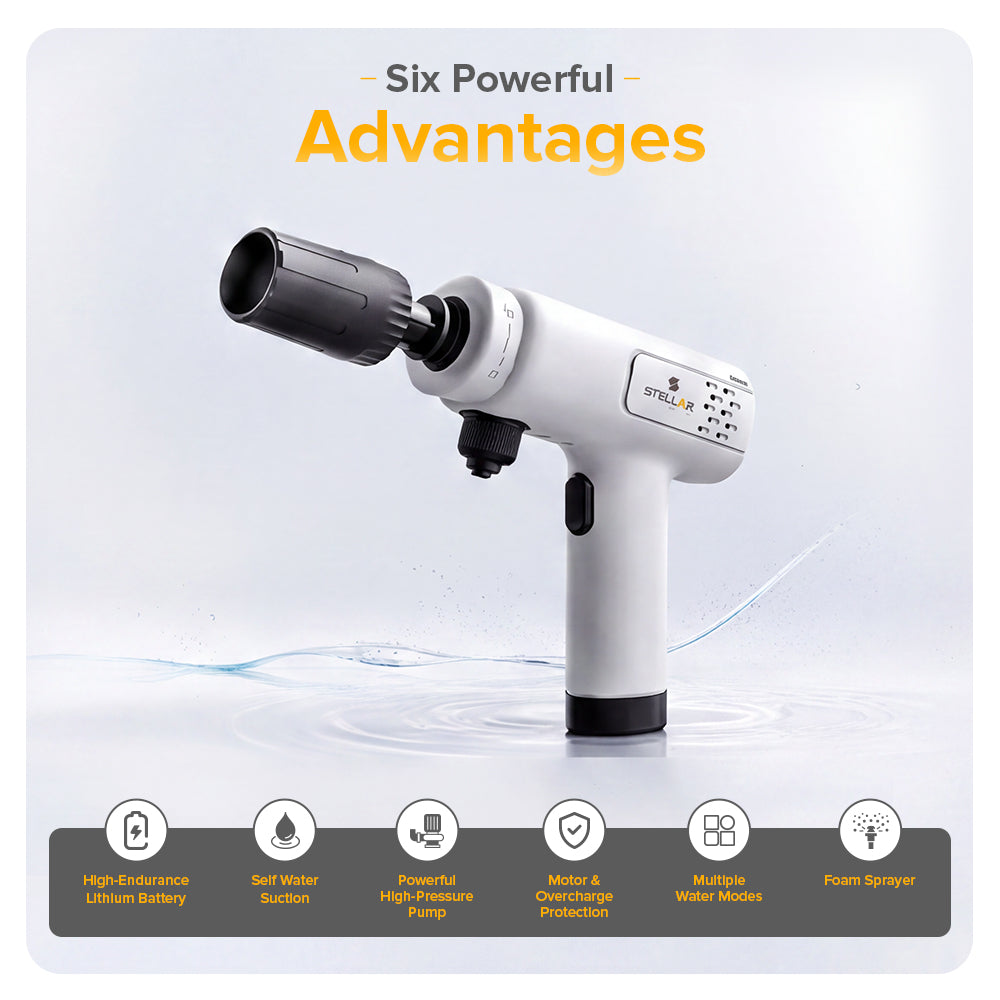 STELLAR DRIVE WG-X1 Torrent Cordless Pressure Water Gun Portable Car Washer