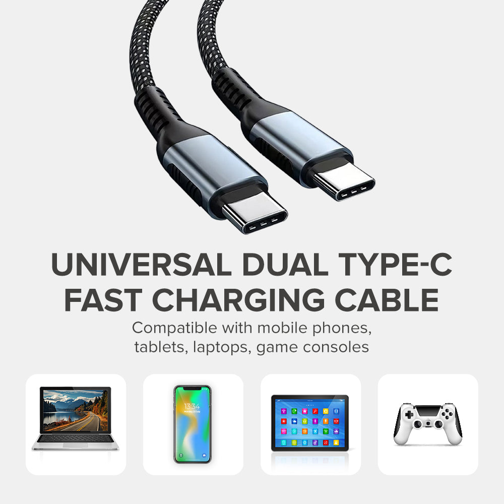 Stellar Drive XC-25 Turbo Cord | 100W 6A Fast Charging Type-C Cable