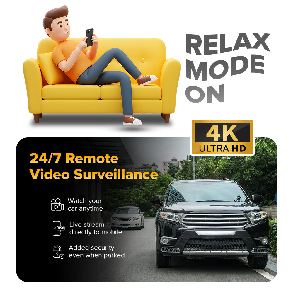 SD-4G LIVE ULTRA – 4G LTE Smart Dashcam | 4K+1K