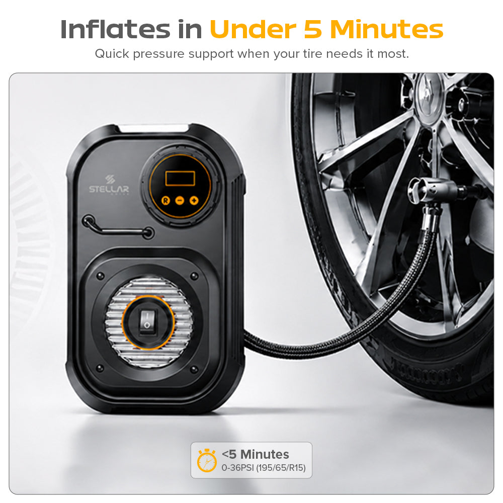 TP-X8 Hyperflow Tire Inflator | 22mm Cylinder | 12V Power