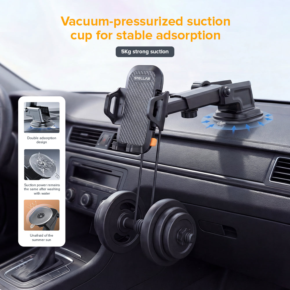 XH-05 ROAD GRIP — Heavy Duty Suction Car Mobile Holder