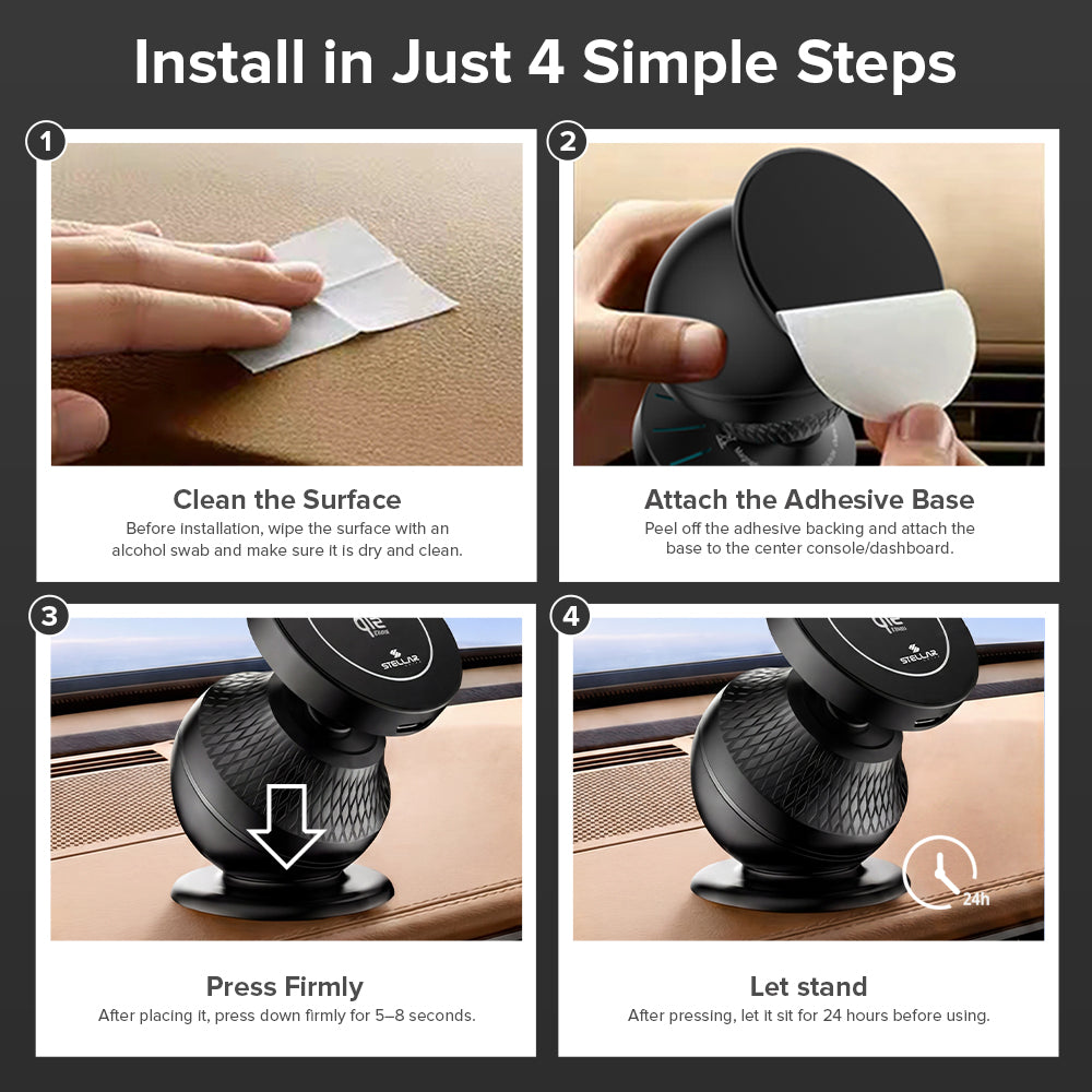 XC-96 ORBIT Qi2 25W Magnetic Wireless Car Charger