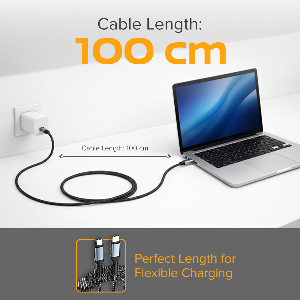 Stellar Drive XC-25 Turbo Cord | 100W 6A Fast Charging Type-C Cable