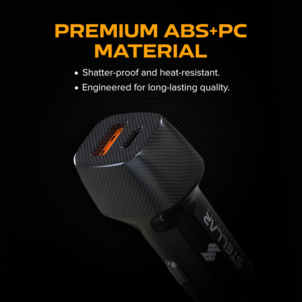 Stellar Drive XC-16 Torq Charge | 38W Fast Car Mobile Charger with PD & QC