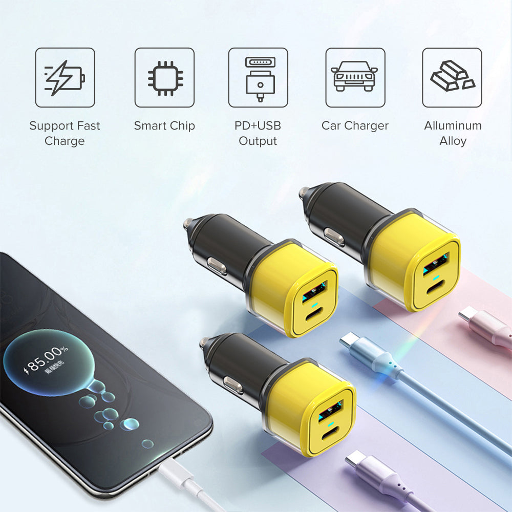 Stellar Drive XC-36 Torq Charge GT | 130W Fast Car Mobile Charger with PD