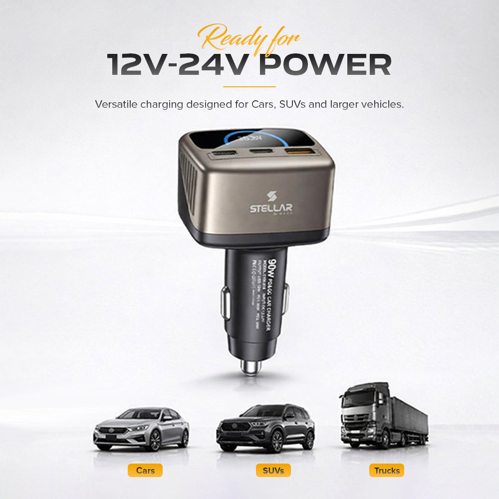 XC-11 Prime | 90W 3-in-1 Fast Charger