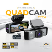 SD-X5 Quadcam Pro | 4 channel | 128GB SD Card | Fisheye lens