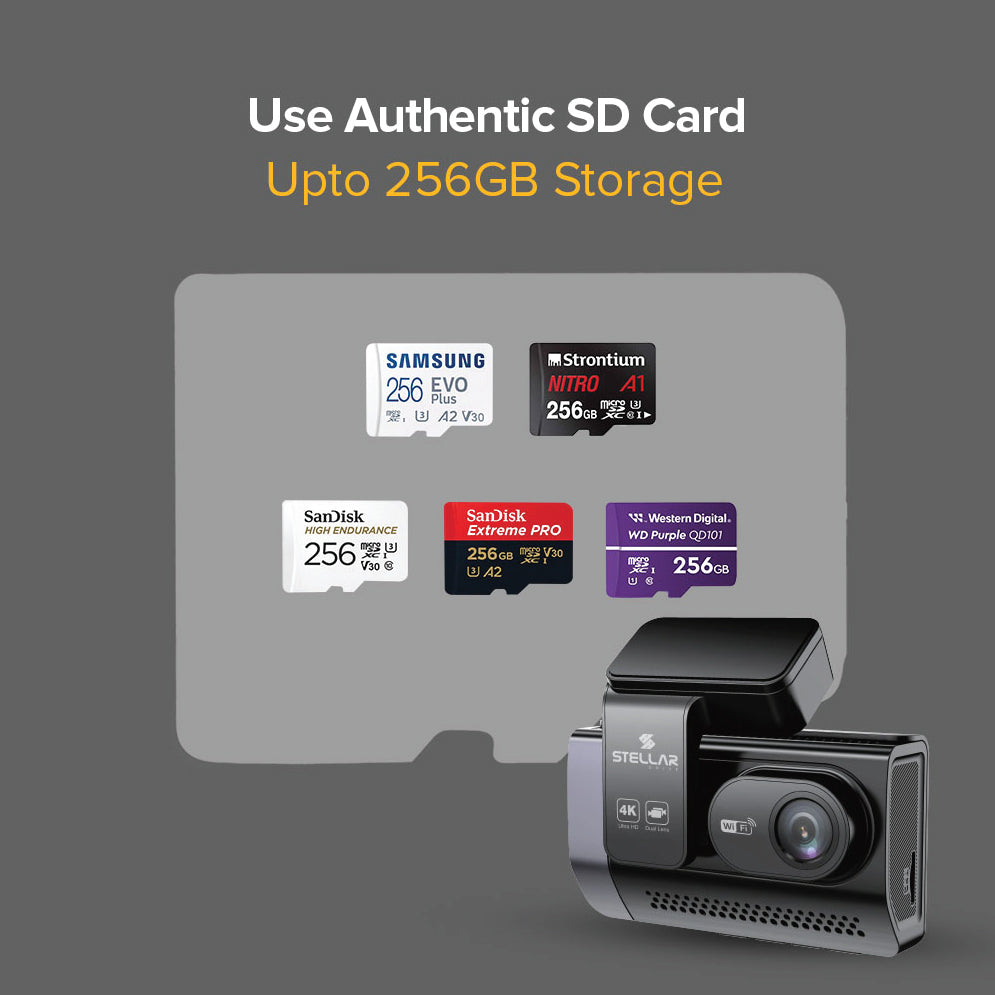 STELLAR DRIVE SD-03 Pro Car Dashcam 4K+2.5K