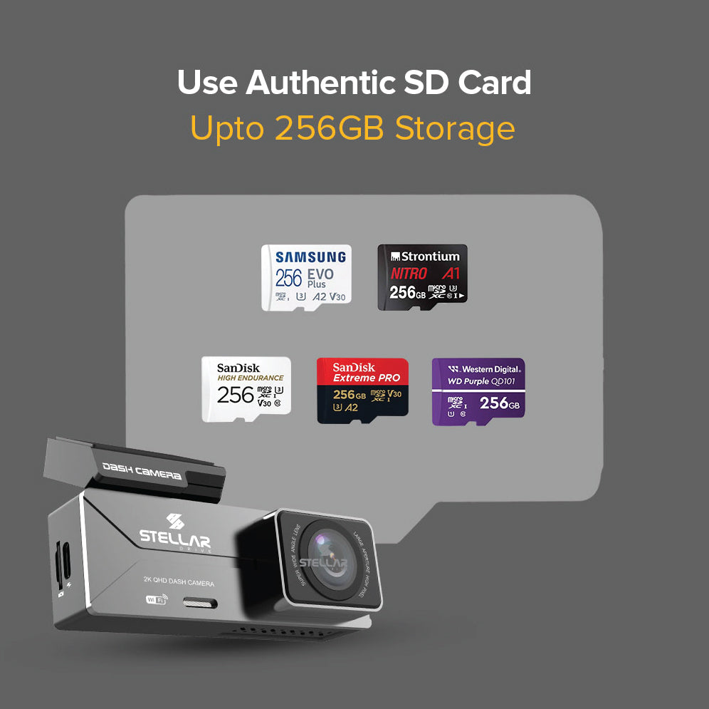 STELLAR DRIVE SD-01 2K Car Dashcam