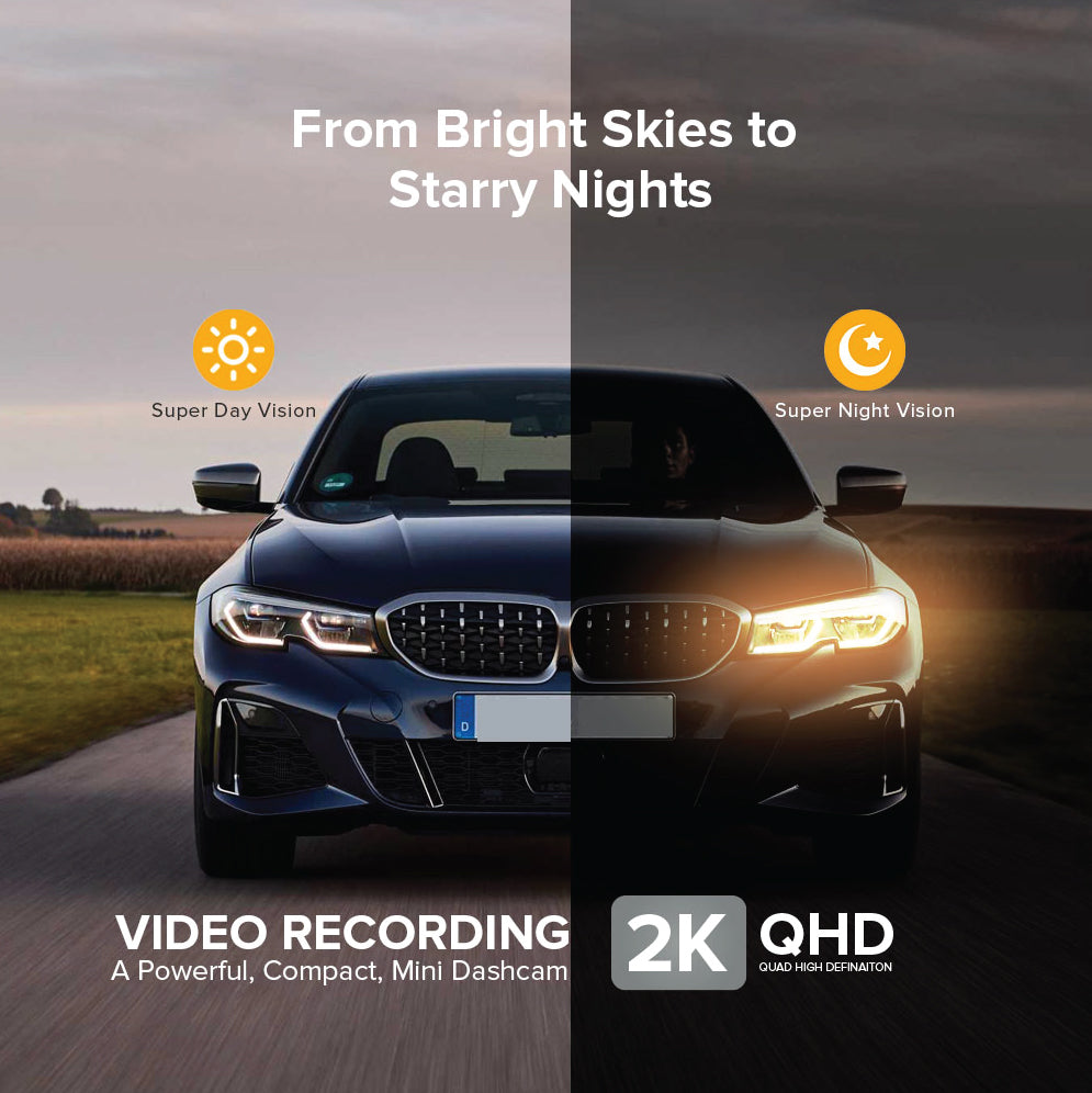 STELLAR DRIVE SD-01 2K Car Dashcam