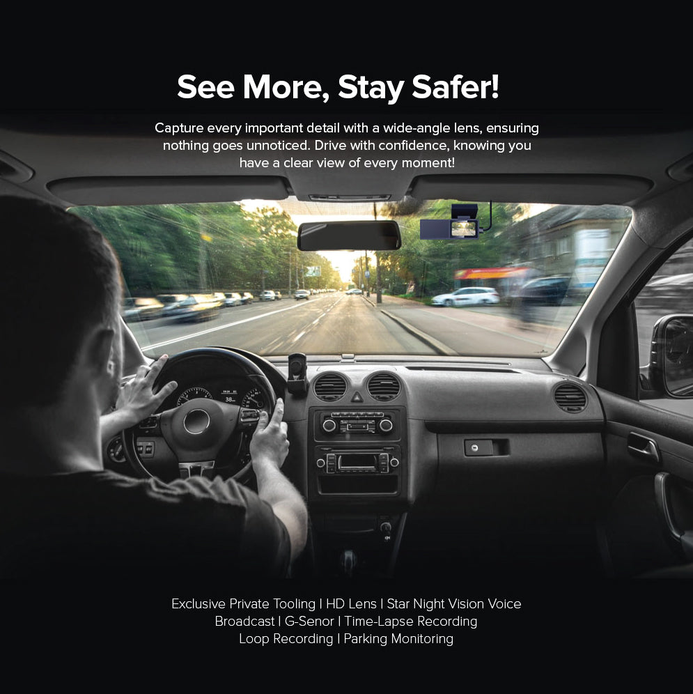 STELLAR DRIVE SD-01 2K Car Dashcam
