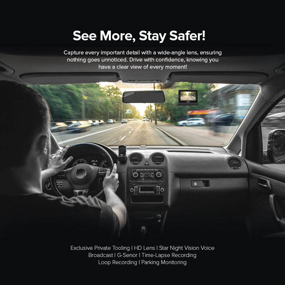 STELLAR DRIVE SD-02 Pro Car Dashcam 2K+1K