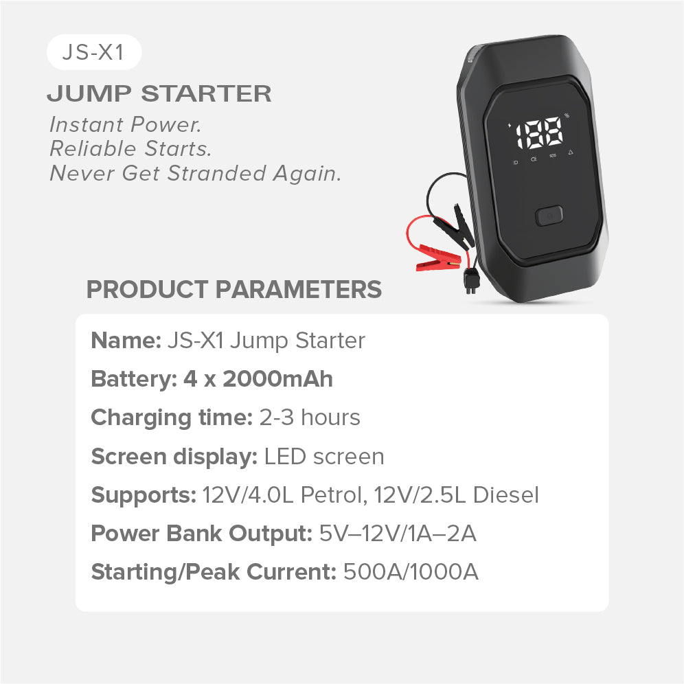 STELLAR DRIVE JS-X1 Jump Starter