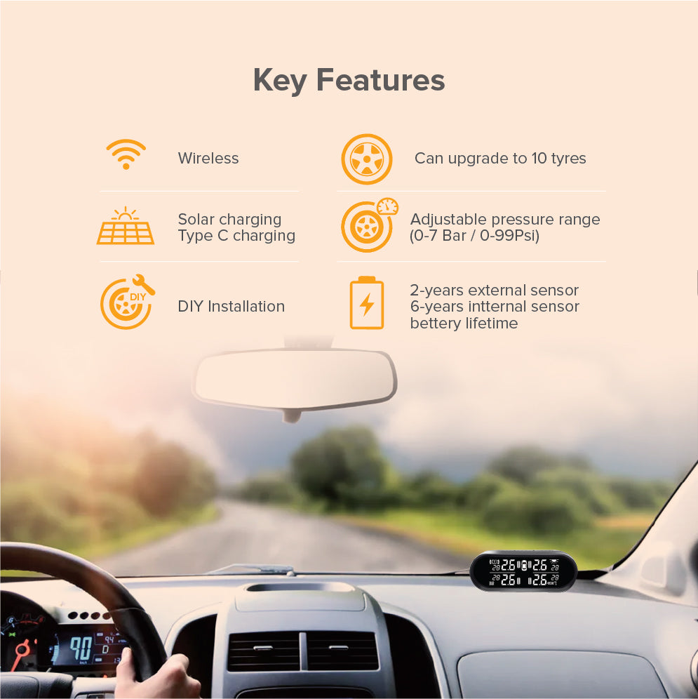 STELLAR DRIVE S2-4IN Car TPMS