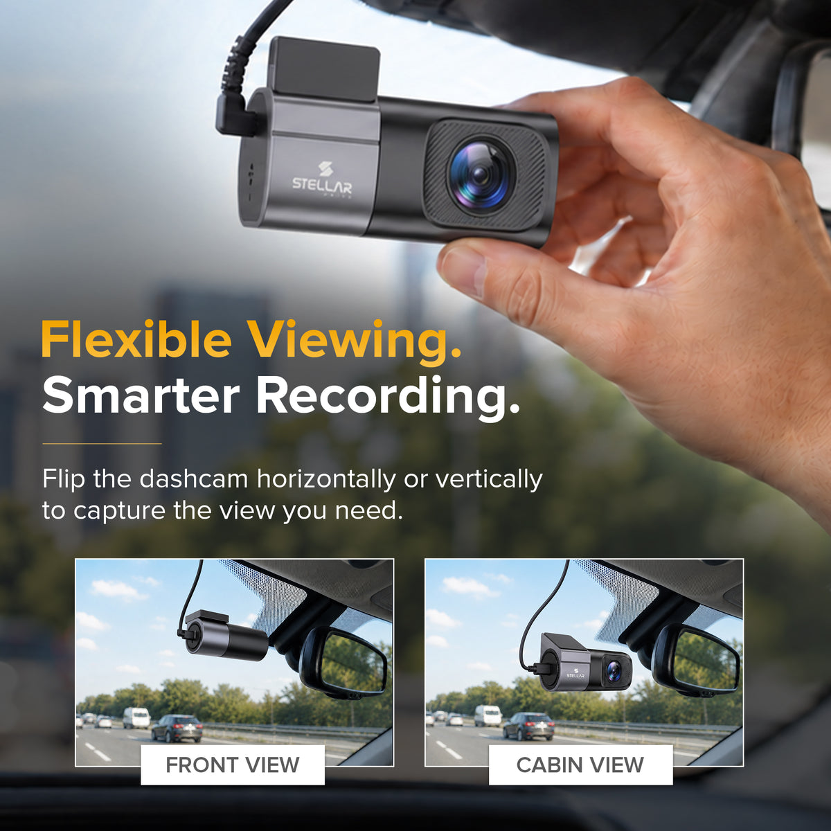 SD-01 Nano Dashcam – 1080P Wi-Fi Car Camera | Stellar Drive