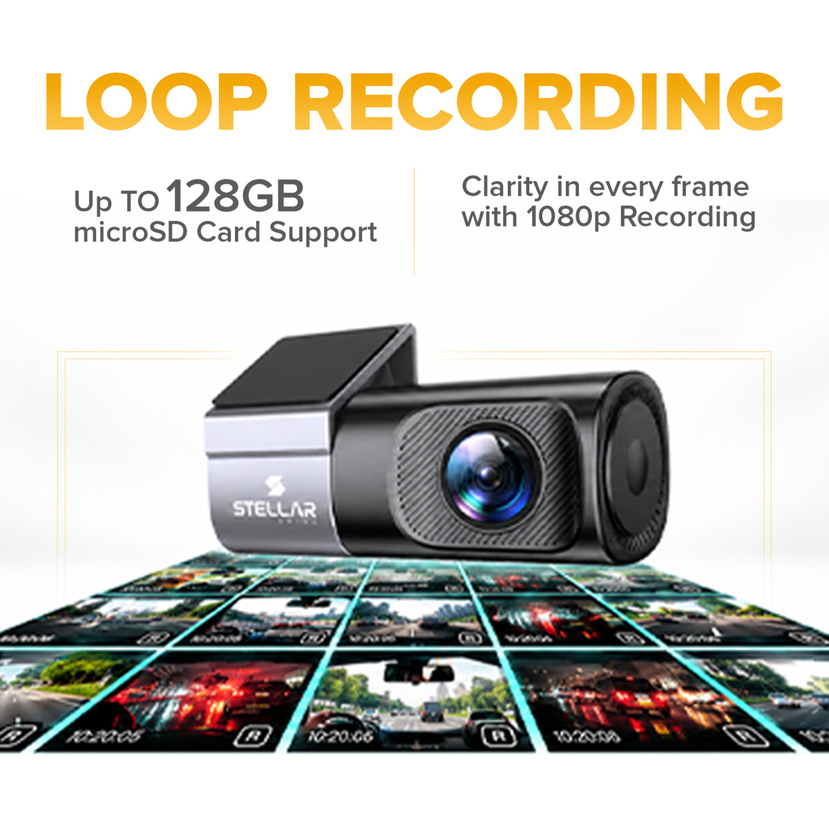 SD-01 Nano Dashcam – 1080P Wi-Fi Car Camera | Stellar Drive