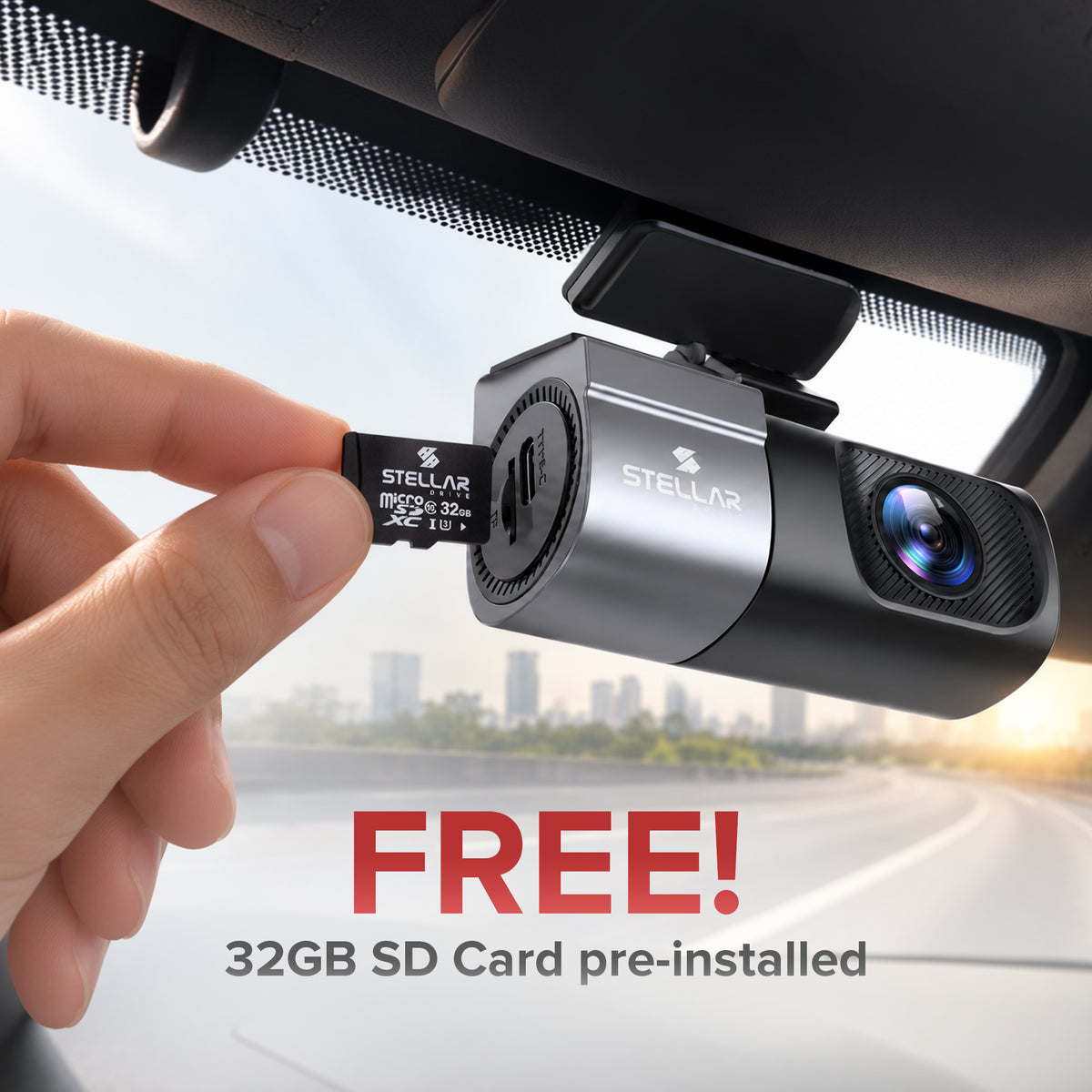 SD-01 Nano Dashcam – 1080P Wi-Fi Car Camera | Stellar Drive