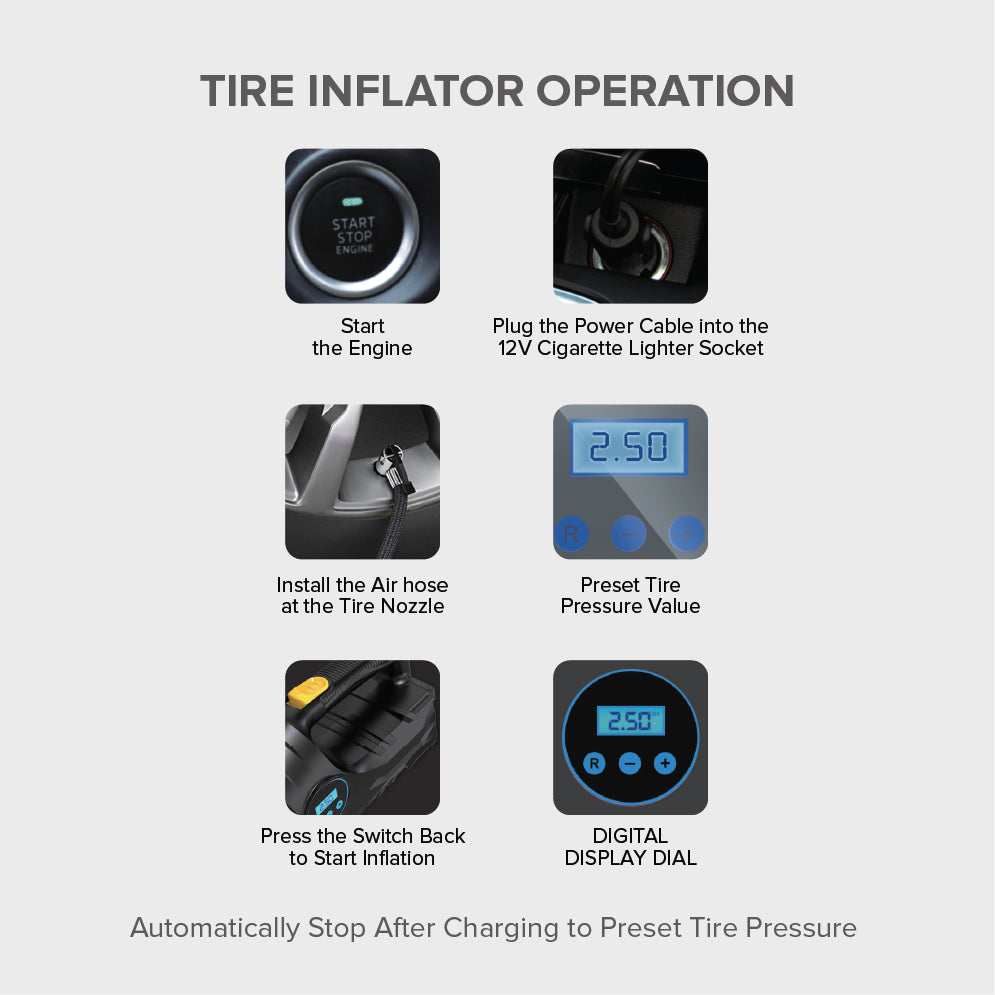 STELLAR DRIVE VC-X1 Vacuum Cleaner + Tire Inflator