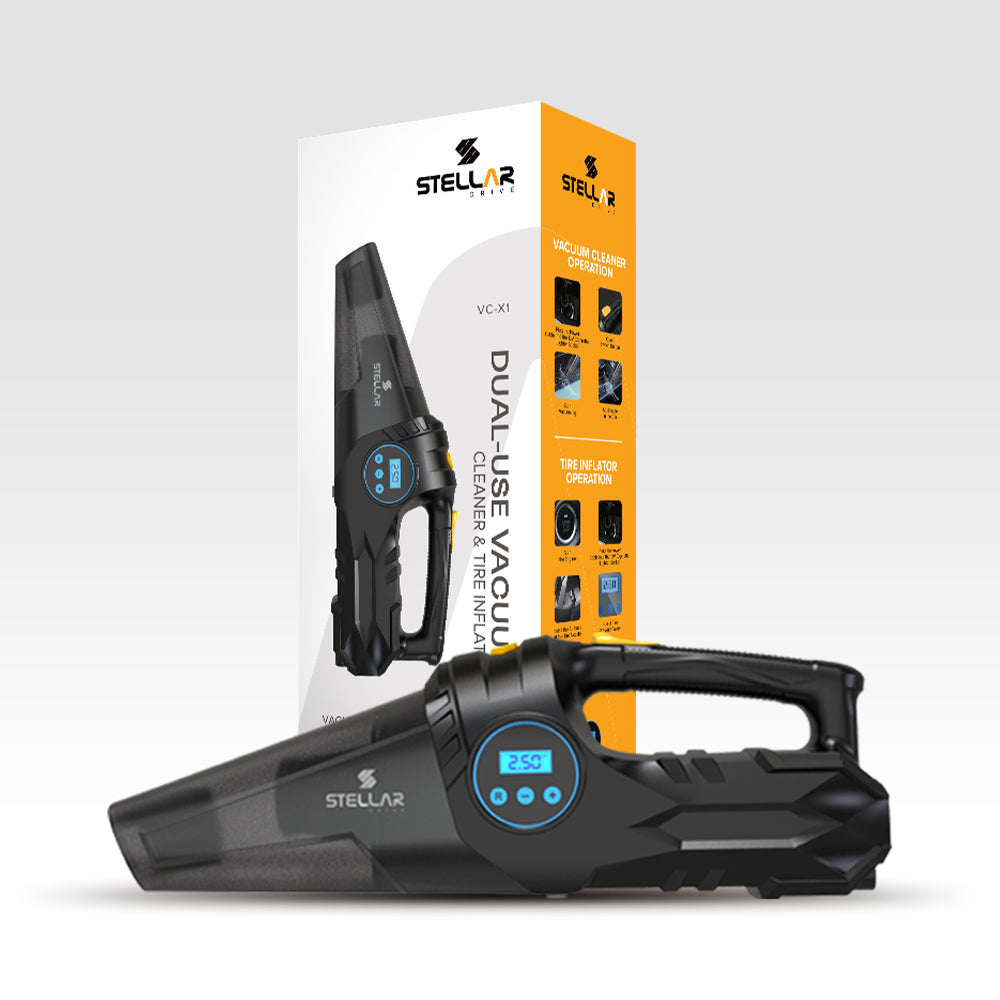 STELLAR DRIVE VC-X1 Vacuum Cleaner & Tire Inflator