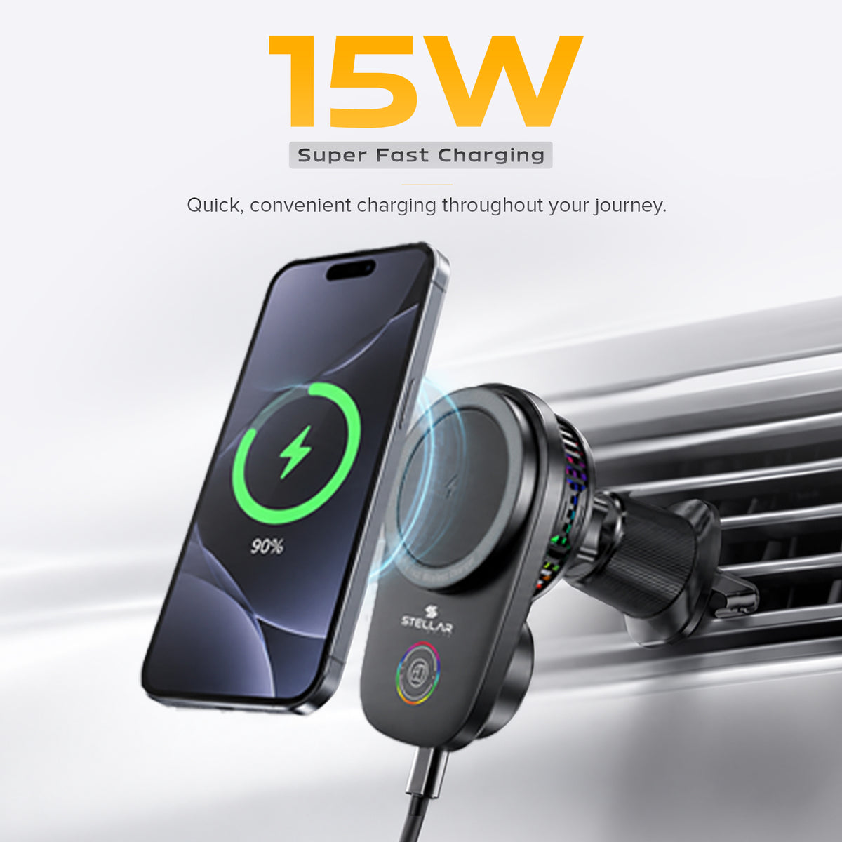 XC-91 COMET | 15W Magsafe Wireless Car Charger
