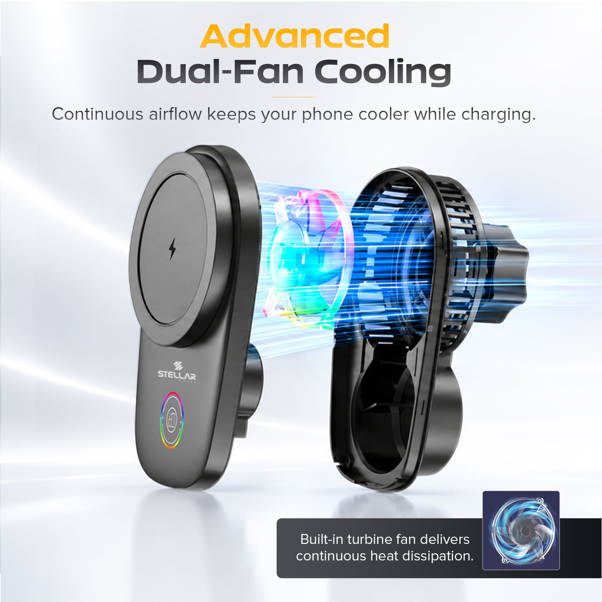 XC-91 COMET | 15W Magsafe Wireless Car Charger