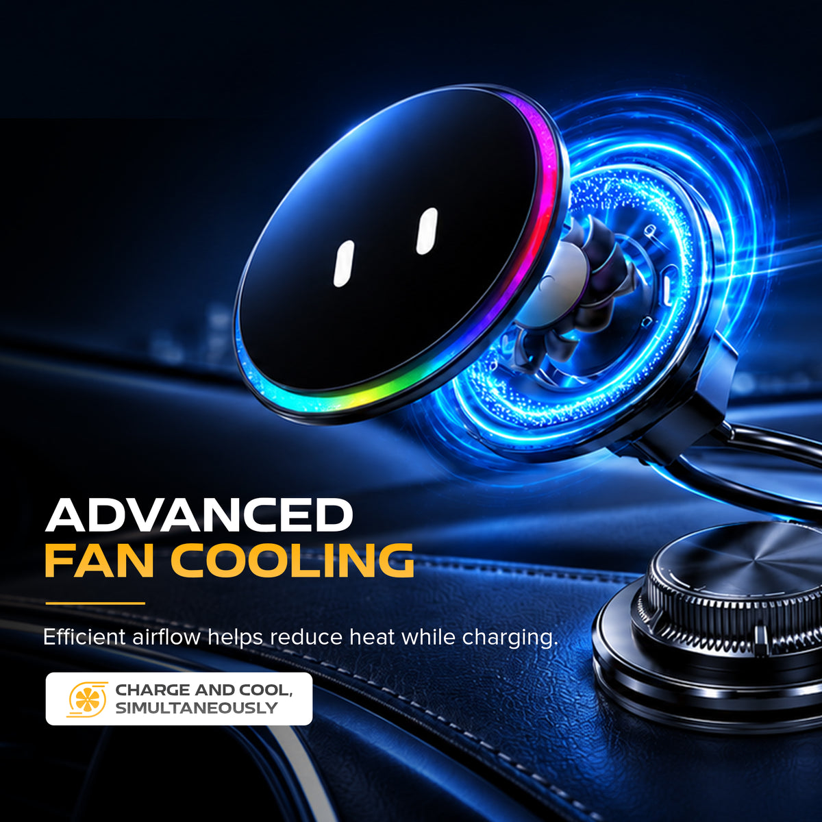 XC-93 HALO | 15W Wireless Car Charger