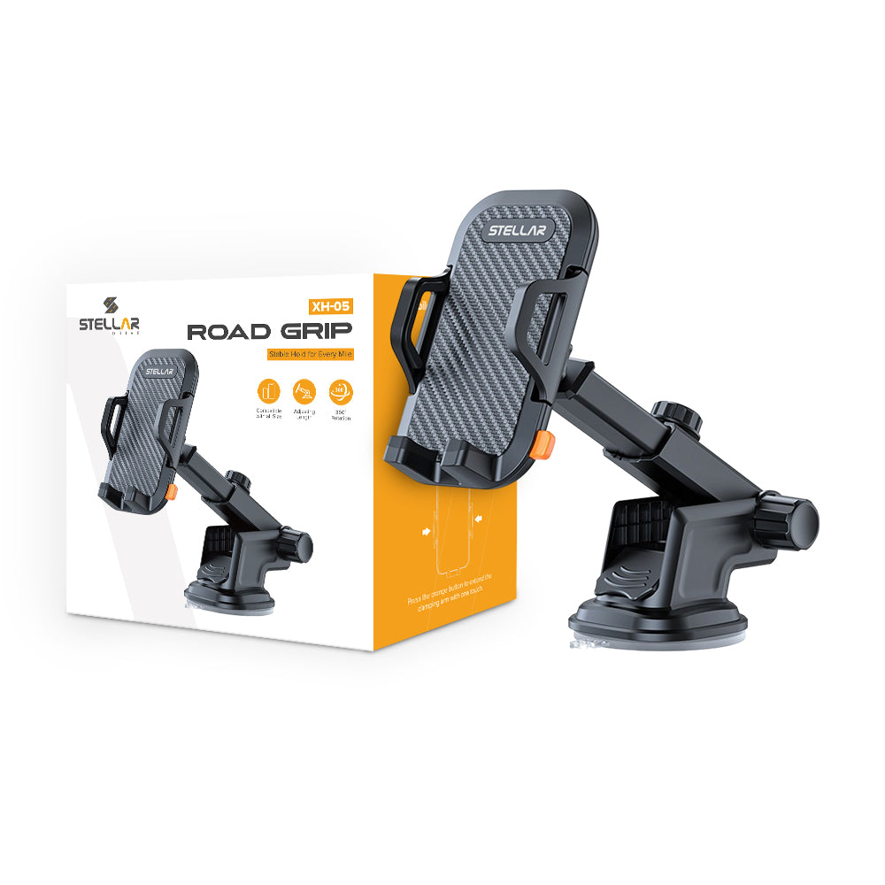 XH-05 ROAD GRIP — Heavy Duty Suction Car Mobile Holder